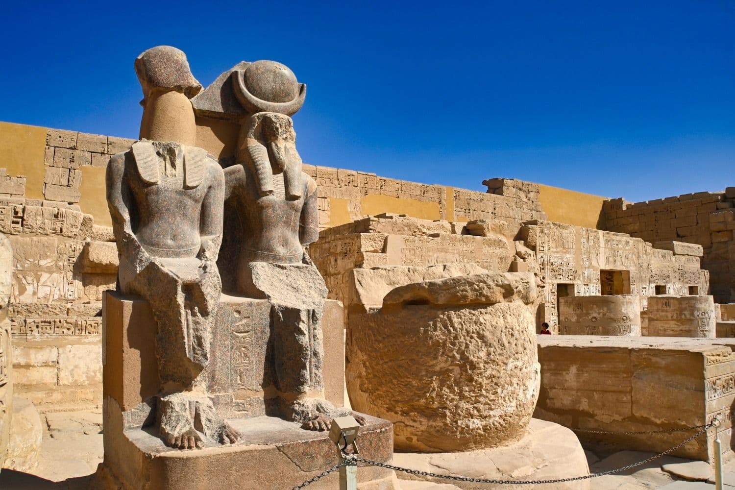 Colossal statuary of the West Bank.