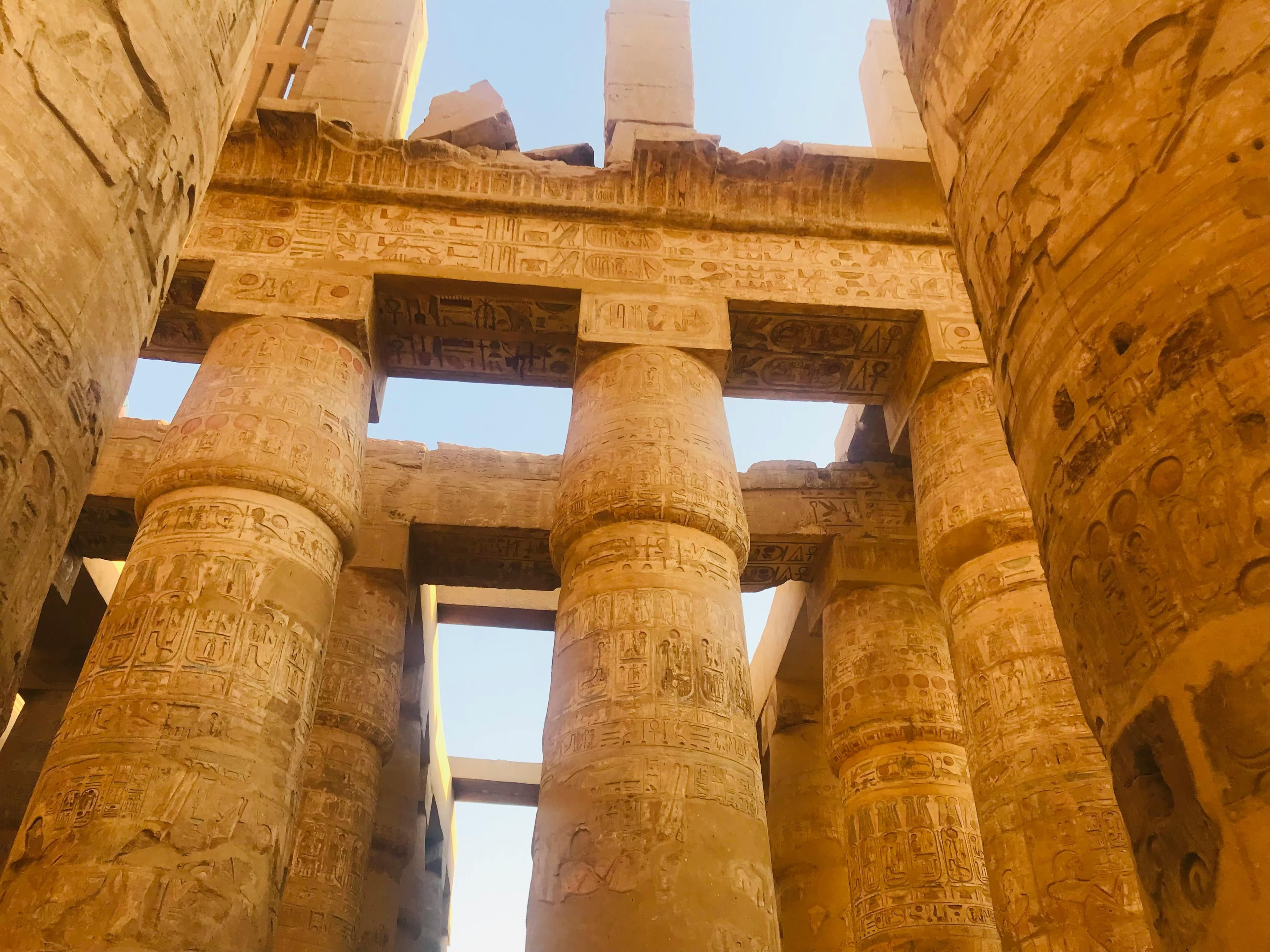 Columns of the Karnak hypostyle hall